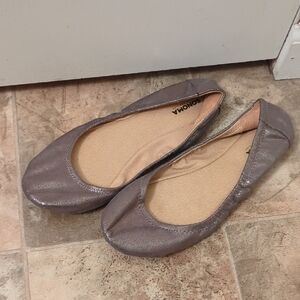 Sonoma Women's Shimmering Taupe Ballet Flats